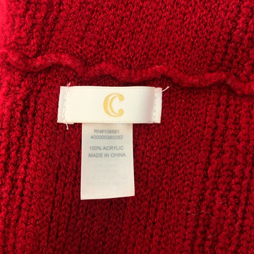 Charming Charlie Red Infinity Scarf - Picture 3 of 3